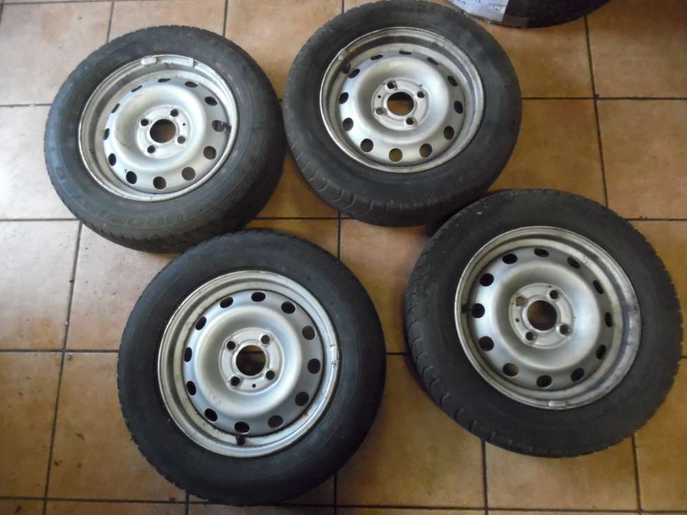 4x Stahlfelge mit 2x Winterreifen Renault Twingo Falken 155/70R13 75Q 4.50Bx13FH ET36 1009875