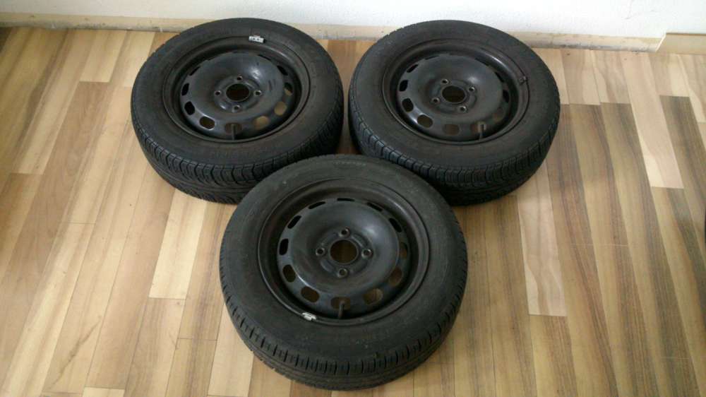 3 x Stahlfelgne Sommerreifen Ford Focus 175/65 R14 82T eB5.1/2Jx14 ET 47 LK 4x100