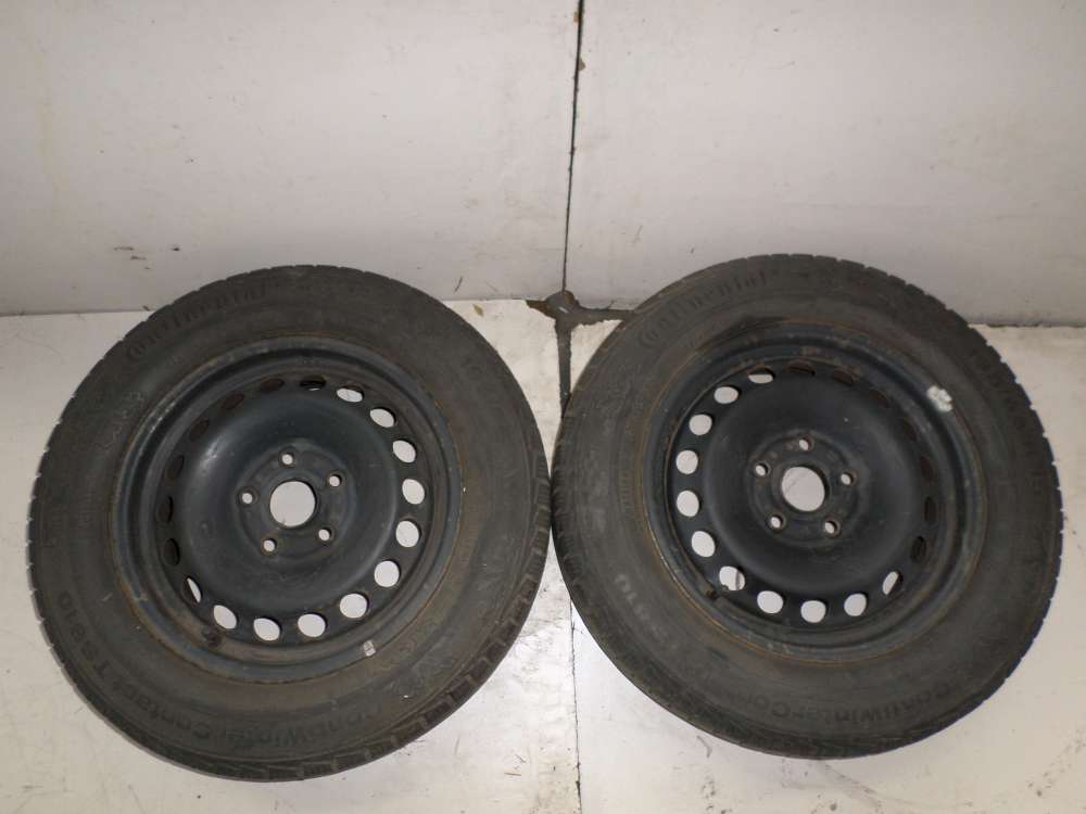 1x Winterreifen Stahlfelgen VW , Audi , Seat , Skoda 195/65R15 91T 6Jx15H2 ET47