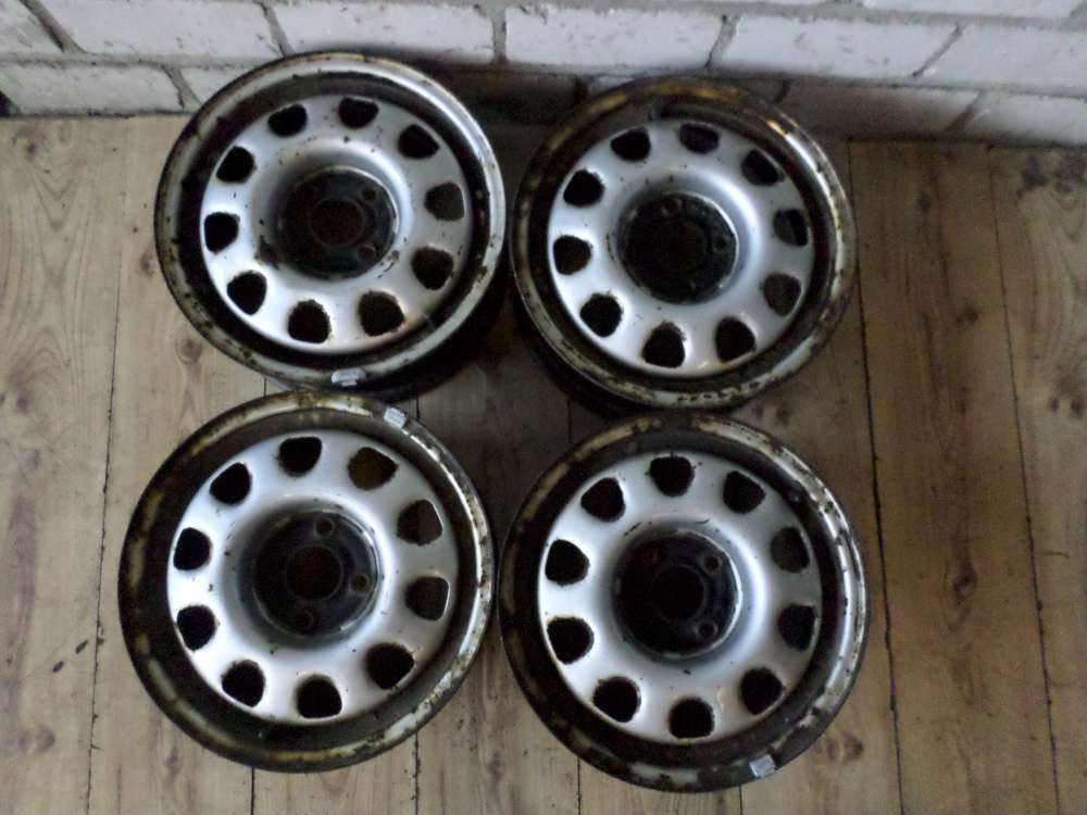 VW Golf 3 Stahlfelgen 4 St?ck 6Jx14H2 ET 45 Felgen