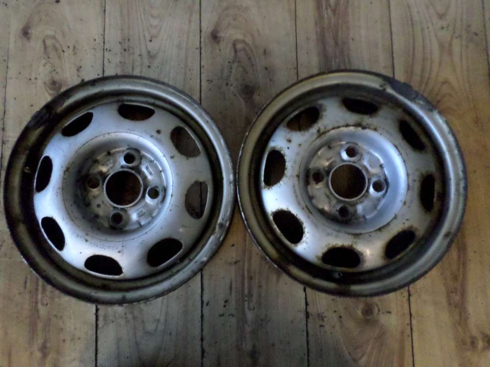 VW Stahlfelgen Felgen 4,5x13H2 ET 35 Polo , Golf 6N0601025E