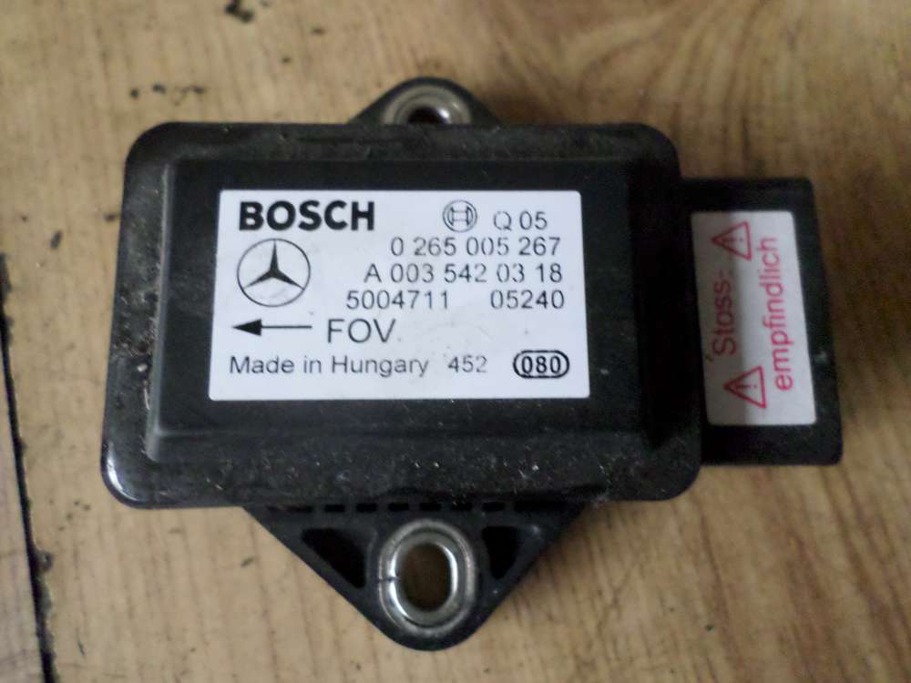 Mercedes A150 Bj 2005 Drehratensensor Bosch 0265005267 0035420318