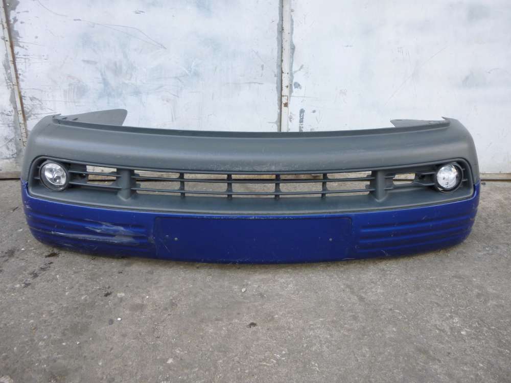 Seat Arosa Bj 2000 Sto?stange Sto?f?nger hinten 6H0807221 / 6H0805903 Blau LS5N