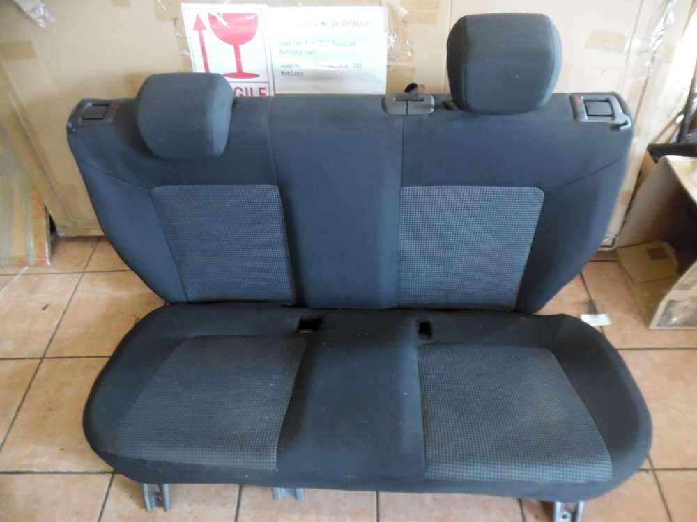 Opel Corsa D Rücksitzbank Rückbank Stoff grau