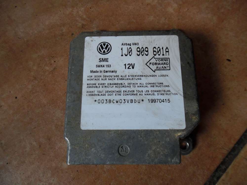 Audi A3 8L Airbag Steuerger?t 1J0909601A