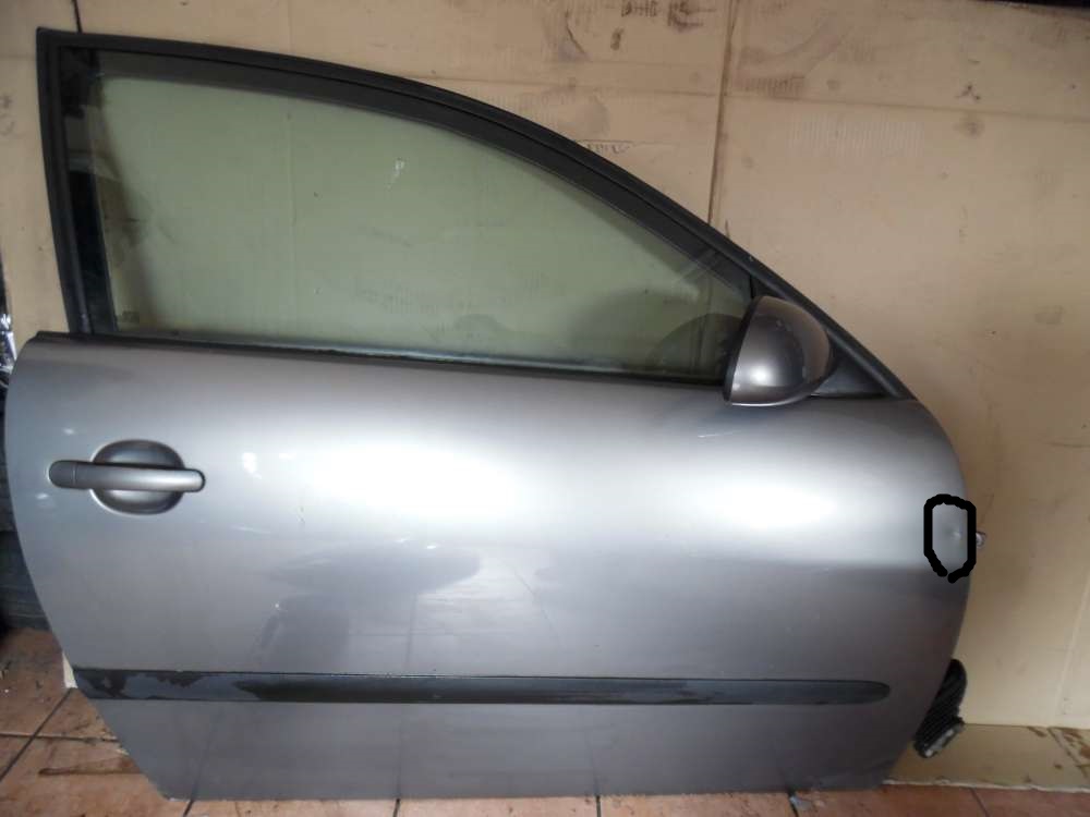Seat Ibiza 6L 3-T?rer T?r Vorne Rechts grau : LS7U