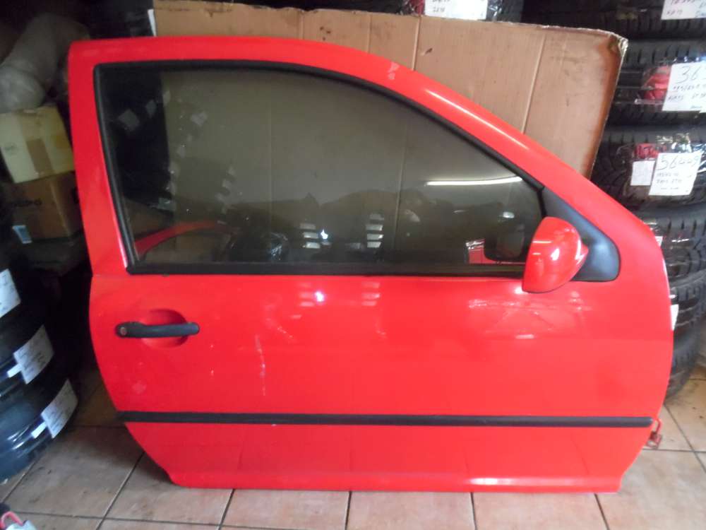 VW Golf IV 3-T?rer Limo T?r Vorne Rechts Rot : LP3G
